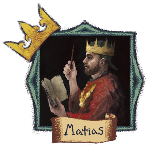 Avaa Matiaksen tekijäesittely